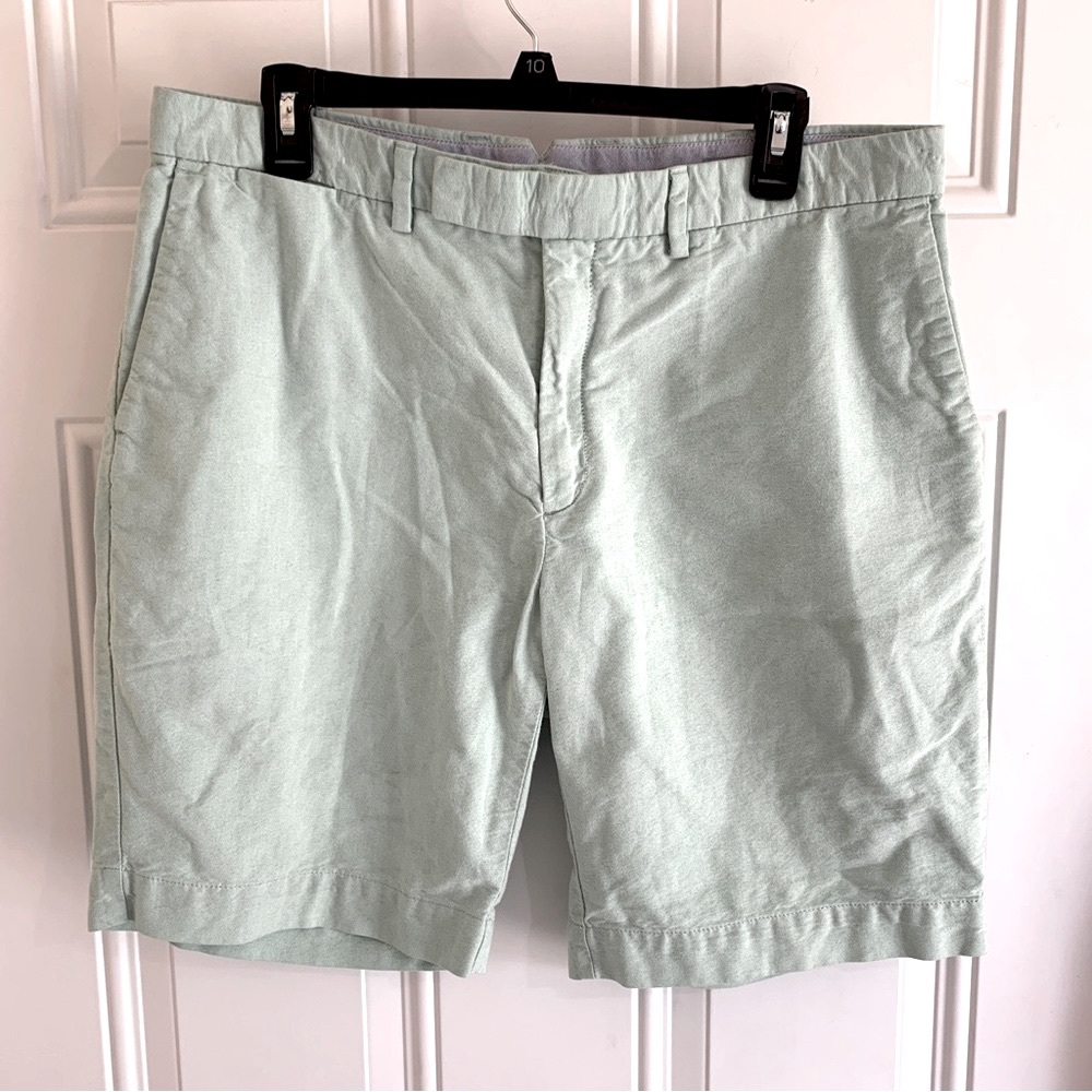Polo Ralph Lauren‎ Mens 36 Green Golf Shorts Chino Flat Front Cotton Preppy